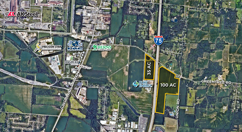 6337 Greentree Rd, Monroe, OH for sale Aerial- Image 1 of 2