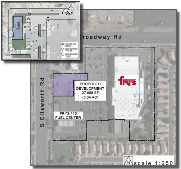 435-439 S Ellsworth Rd, Mesa, AZ for lease - Site Plan - Image 2 of 2