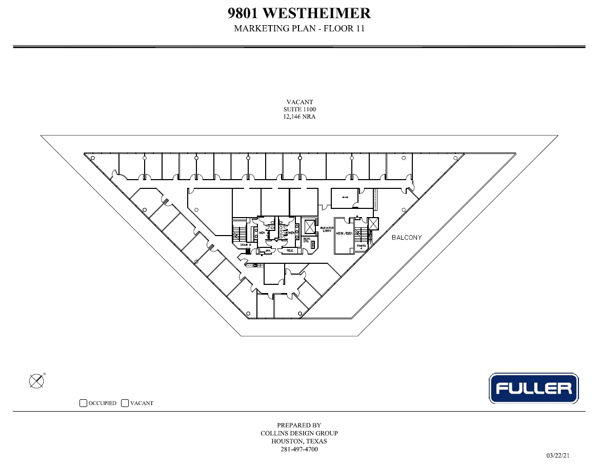 9801 Westheimer Rd, Houston, TX for lease Floor Plan- Image 1 of 2