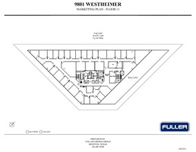 9801 Westheimer Rd, Houston, TX for lease Floor Plan- Image 1 of 2