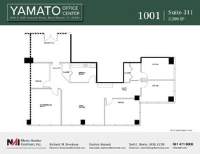 999-1001 W Yamato Rd, Boca Raton, FL for lease Floor Plan- Image 1 of 2