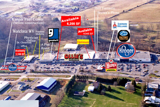 252 Red Oaks Shopping Ctr, Lewisburg, WV for lease Aerial- Image 2 of 2