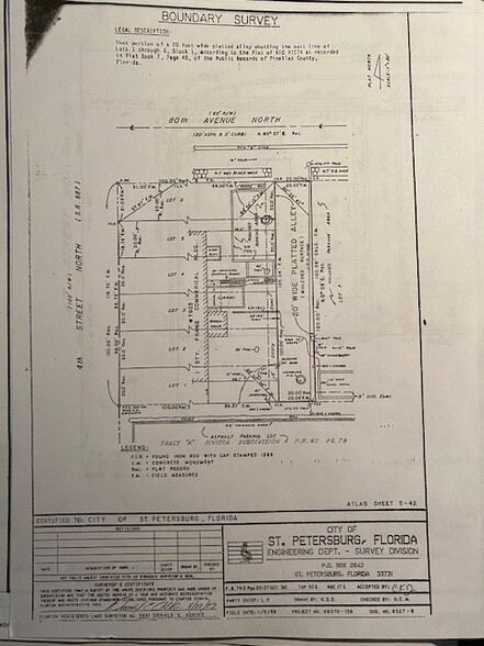 7925 4th St N, Saint Petersburg, FL for sale - Plat Map - Image 1 of 1