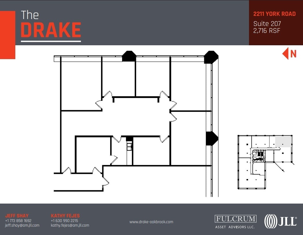 2211-2215 S York Rd, Oak Brook, IL for lease Floor Plan- Image 1 of 1