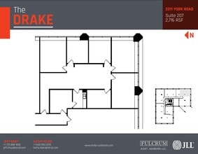 2211-2215 S York Rd, Oak Brook, IL for lease Floor Plan- Image 1 of 1