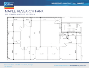 1650-1875 Research Dr, Troy, MI for lease Floor Plan- Image 1 of 1