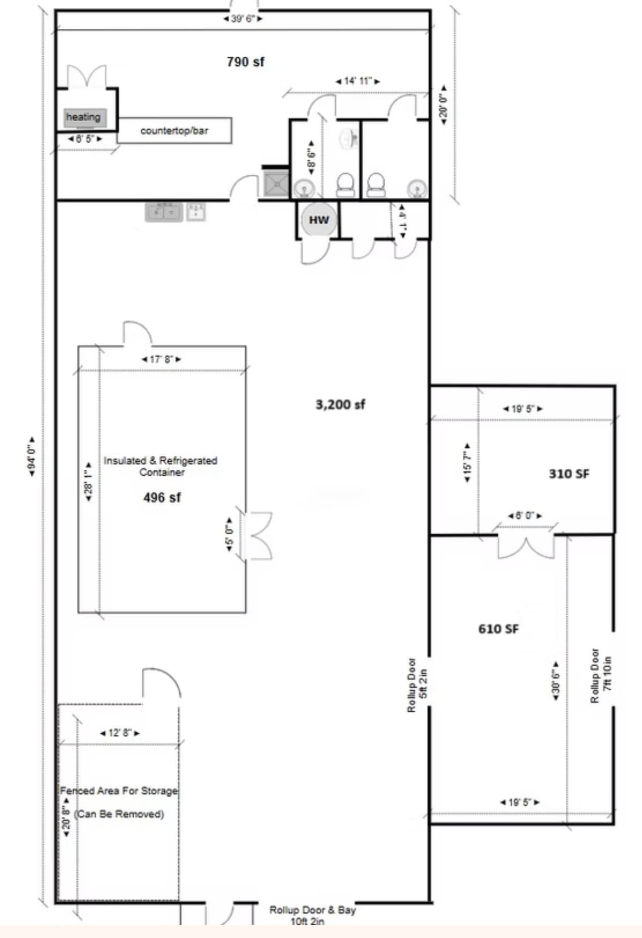 36730 Democracy Dr, Trinidad, CO for lease Floor Plan- Image 1 of 3