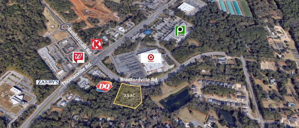 Thomasville Road & Bradfordville Road, Tallahassee, FL for sale - Primary Photo - Image 1 of 3