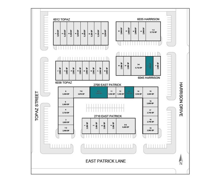 2700 E Patrick Ln, Las Vegas, NV for lease - Site Plan - Image 2 of 8