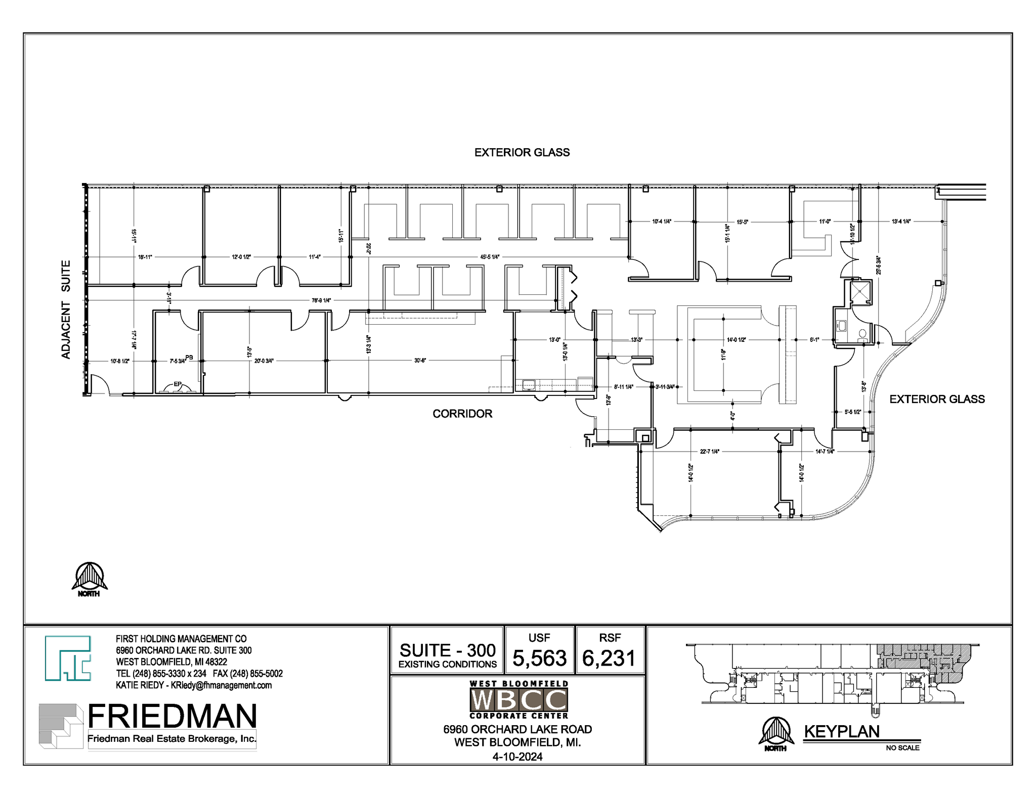 6960 Orchard Lake Rd, West Bloomfield, MI for lease Floor Plan- Image 1 of 2