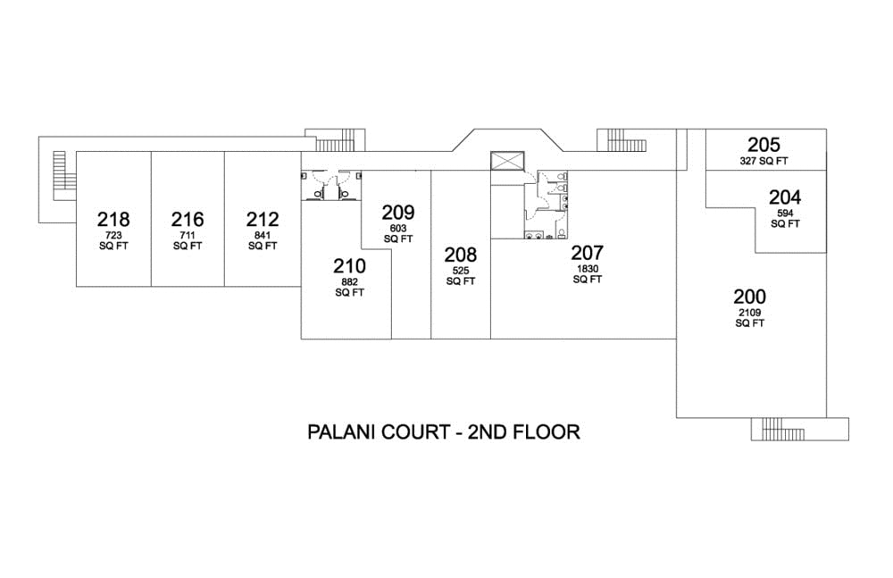74-5620 Palani Rd, Kailua Kona, HI for lease Floor Plan- Image 1 of 1