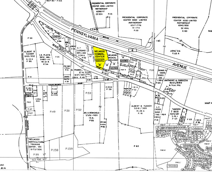 9402 Marlboro Pike, Upper Marlboro, MD for lease - Plat Map - Image 2 of 6