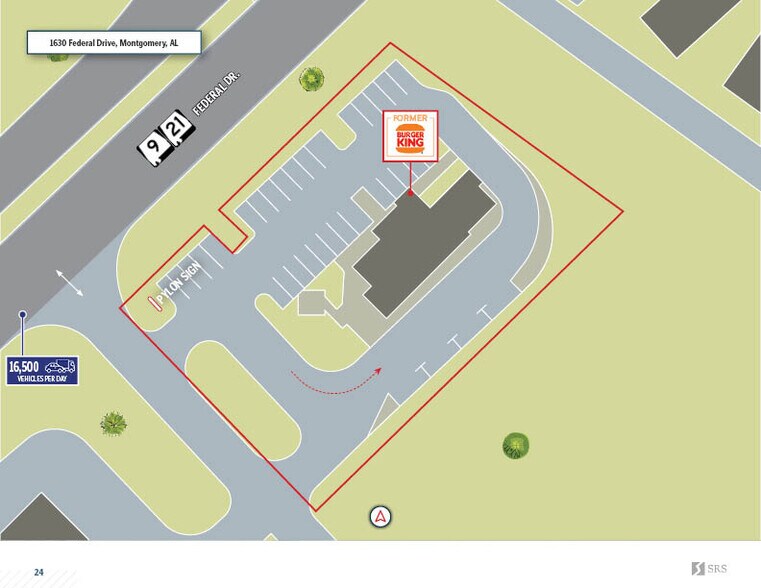 1630 Federal Dr, Montgomery, AL for lease - Building Photo - Image 1 of 3