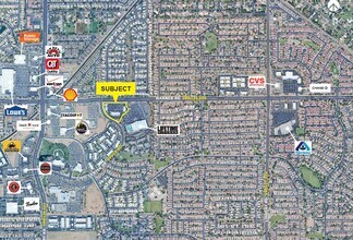 211 E Warner Rd, Gilbert, AZ - AERIAL  map view - Image1