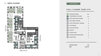 530 Fifth Ave, New York, NY for lease Floor Plan- Image 2 of 4