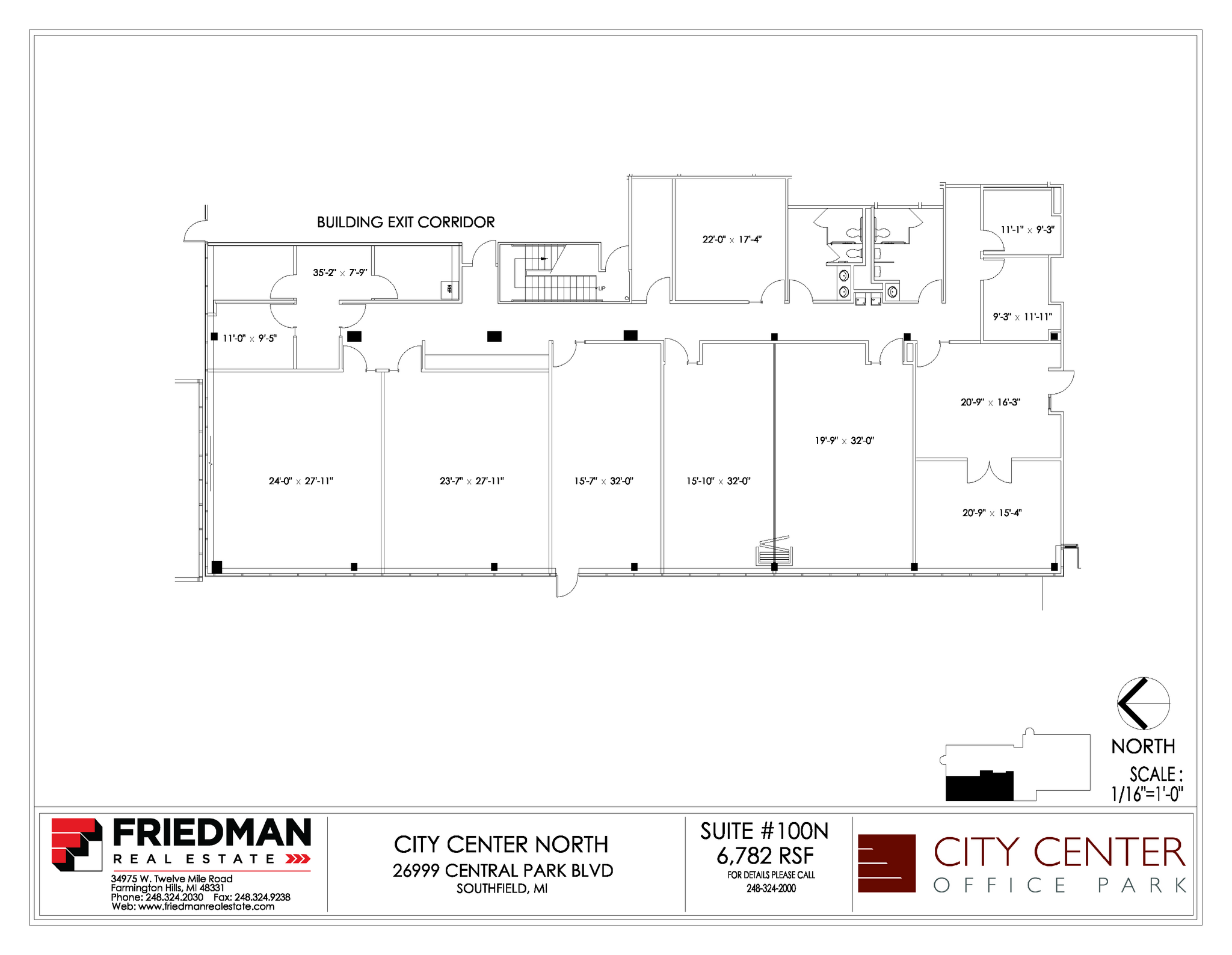 26777-26999 Central Park Blvd, Southfield, MI for lease Floor Plan- Image 1 of 2