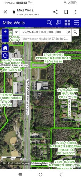 2318 Seven Springs Blvd, New Port Richey, FL for sale - Aerial - Image 3 of 3