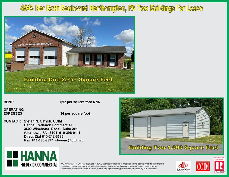 4945 Nor Bath Blvd, Northampton, PA for lease - Primary Photo - Image 1 of 2