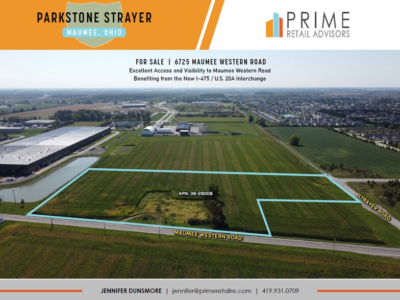 6725 Maumee Western Rd, Maumee, OH for sale - Aerial - Image 1 of 3