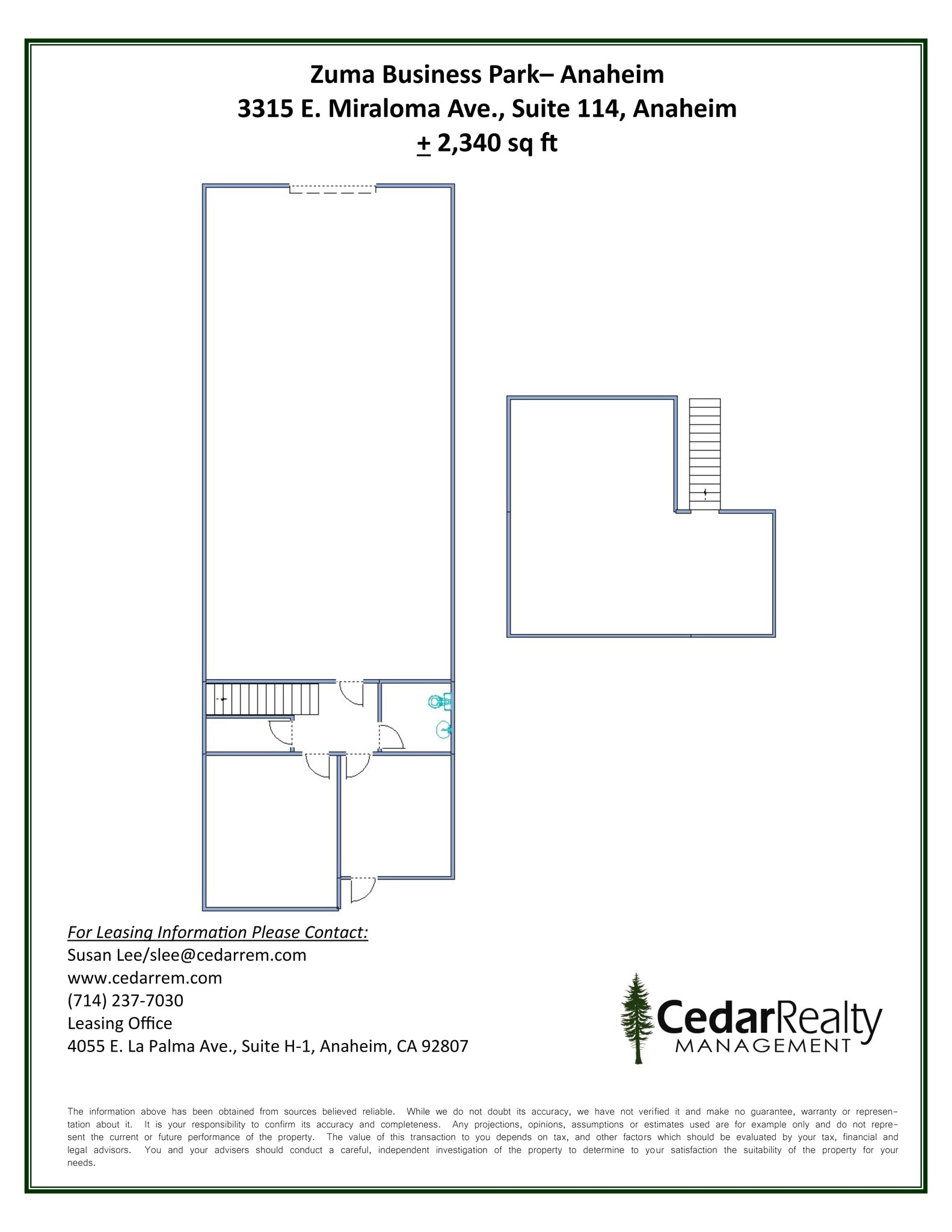 3315 E Miraloma Ave, Anaheim, CA for lease Site Plan- Image 1 of 1