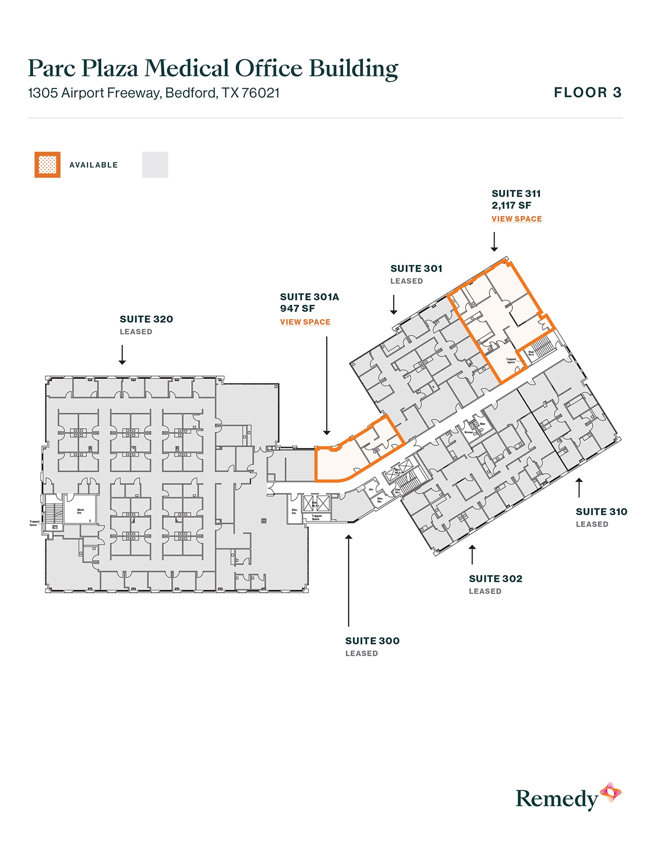 1305 Airport Fwy, Bedford, TX for lease Floor Plan- Image 1 of 1