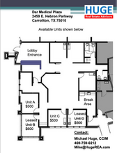 2459 E Hebron Pky, Carrollton, TX for lease Floor Plan- Image 1 of 1