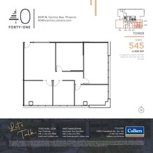 4041 N Central Ave, Phoenix, AZ for lease Floor Plan- Image 1 of 1