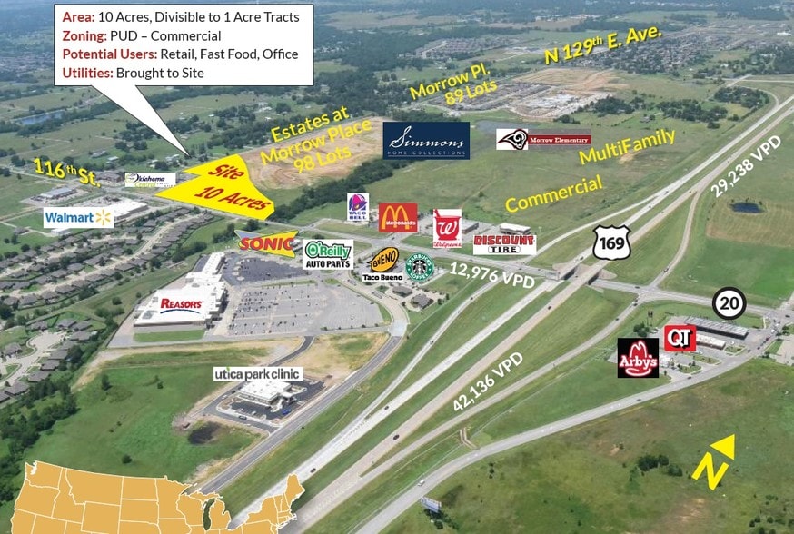 116TH St, Owasso, OK for sale - Primary Photo - Image 2 of 2