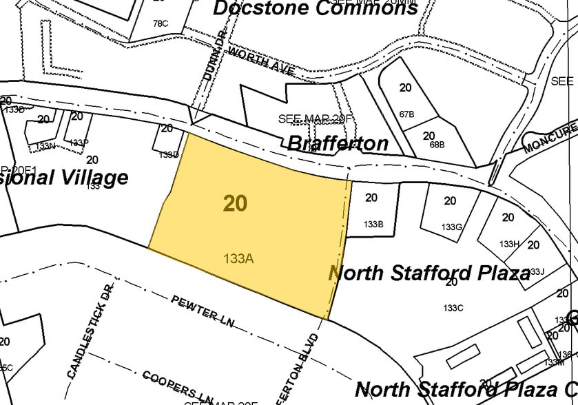 315 Garrisonville Rd, Stafford, VA for lease - Plat Map - Image 3 of 3