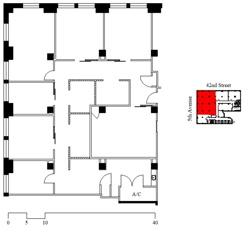 501 Fifth Ave, New York, NY for lease Floor Plan- Image 1 of 1