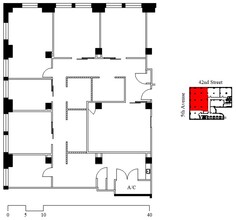 501 Fifth Ave, New York, NY for lease Floor Plan- Image 1 of 1