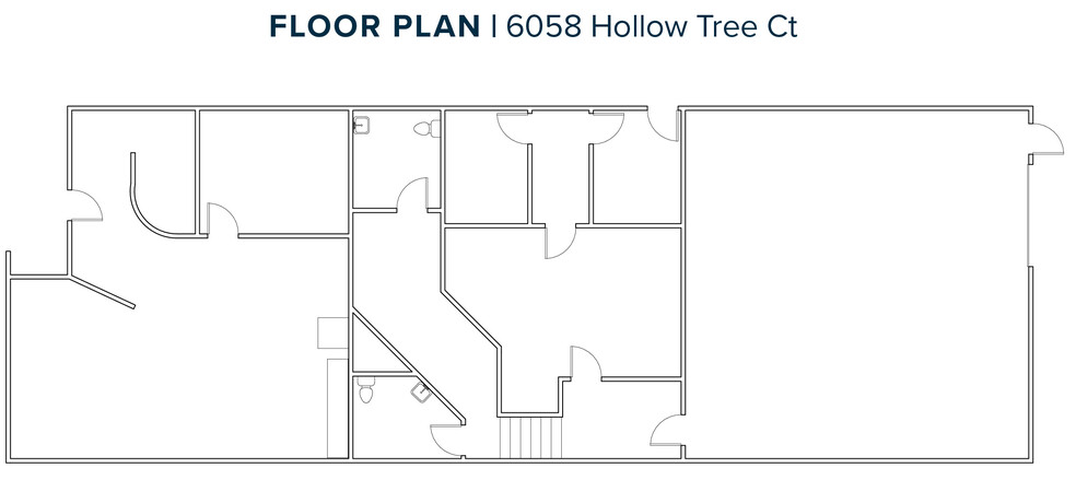 6058 Hollow Tree Ct, Colorado Springs, CO for lease - Floor Plan - Image 2 of 3