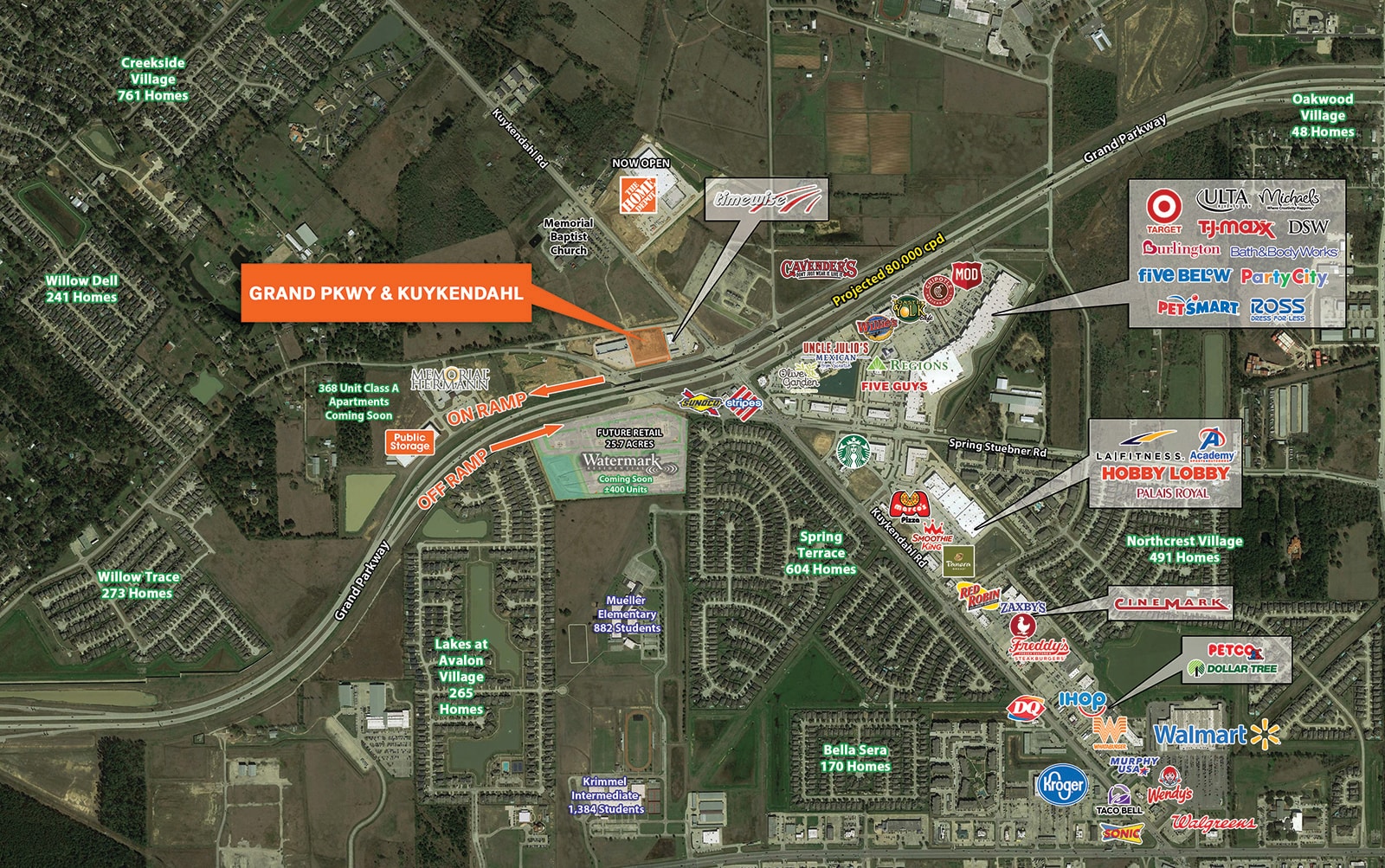 NWC Grand Parkway & Kuykendahl, Spring, TX, 77379 Commercial Land For