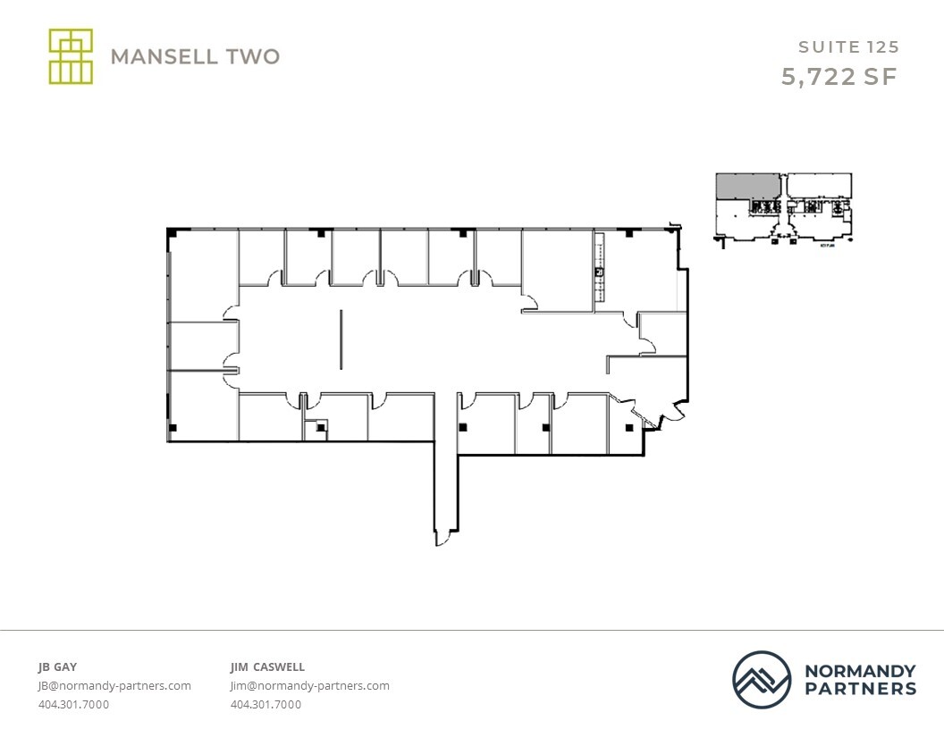 3650 Mansell Rd, Alpharetta, GA for lease Floor Plan- Image 1 of 1