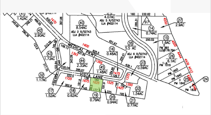 1625 Vista Ln, Carson City, NV for sale - Plat Map - Image 2 of 2