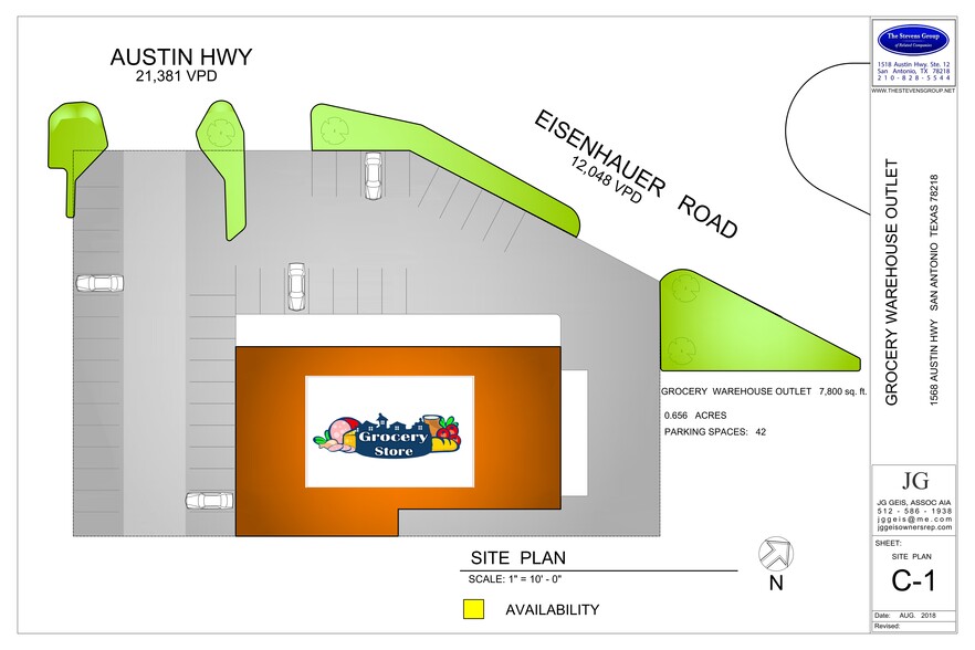 1568 Austin Hwy, San Antonio, TX for lease - Site Plan - Image 3 of 3