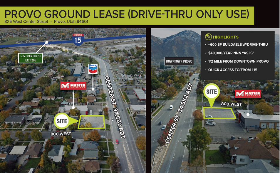 825 W Center St, Provo, UT for lease - Building Photo - Image 1 of 2