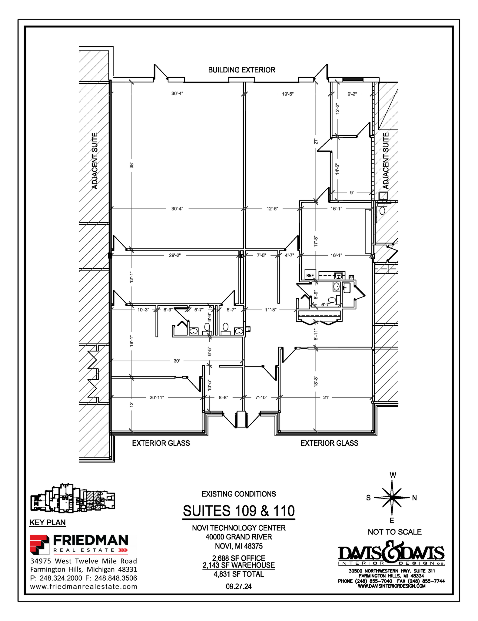 40000 Grand River Ave, Novi, MI for lease Floor Plan- Image 1 of 2