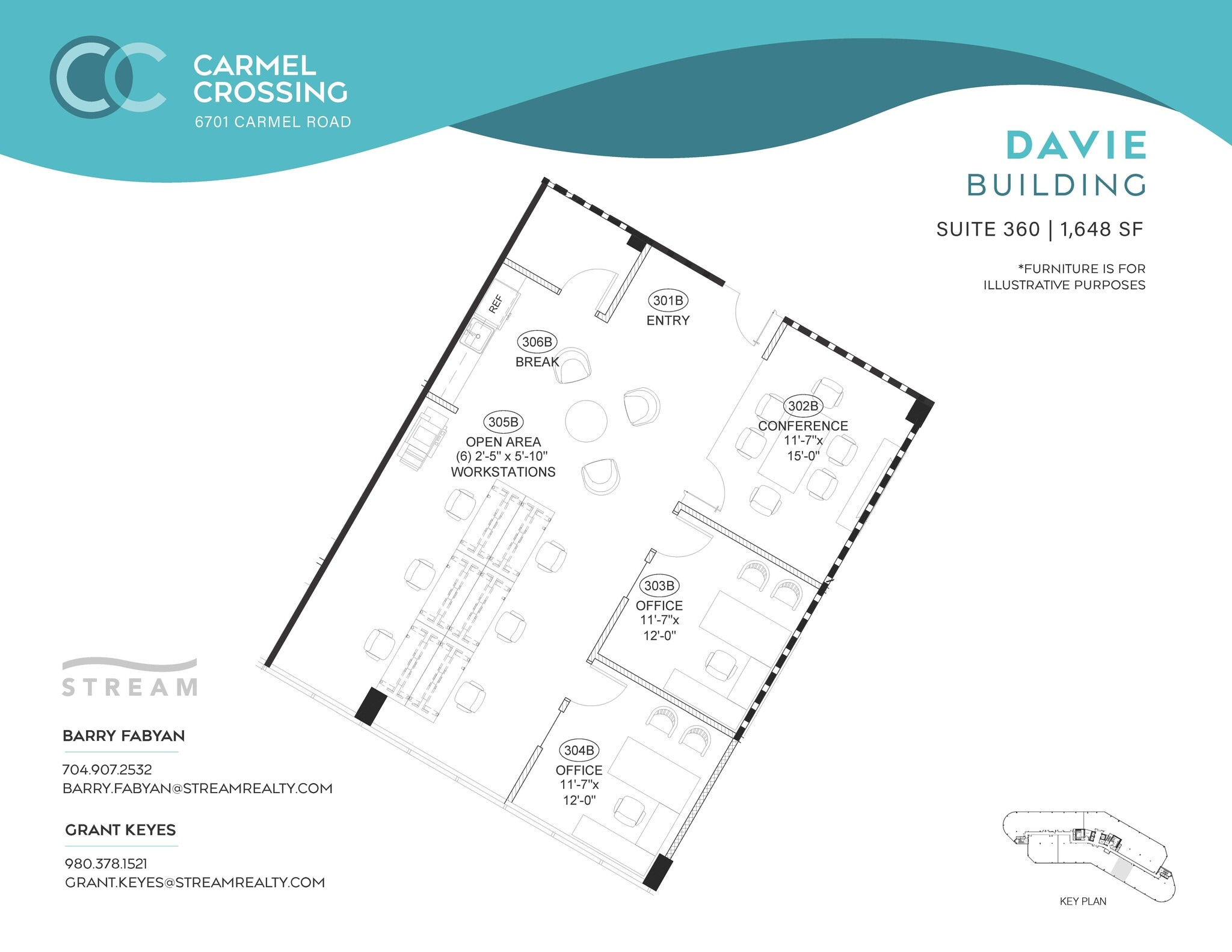 6701 Carmel Rd, Charlotte, NC for lease Floor Plan- Image 1 of 1
