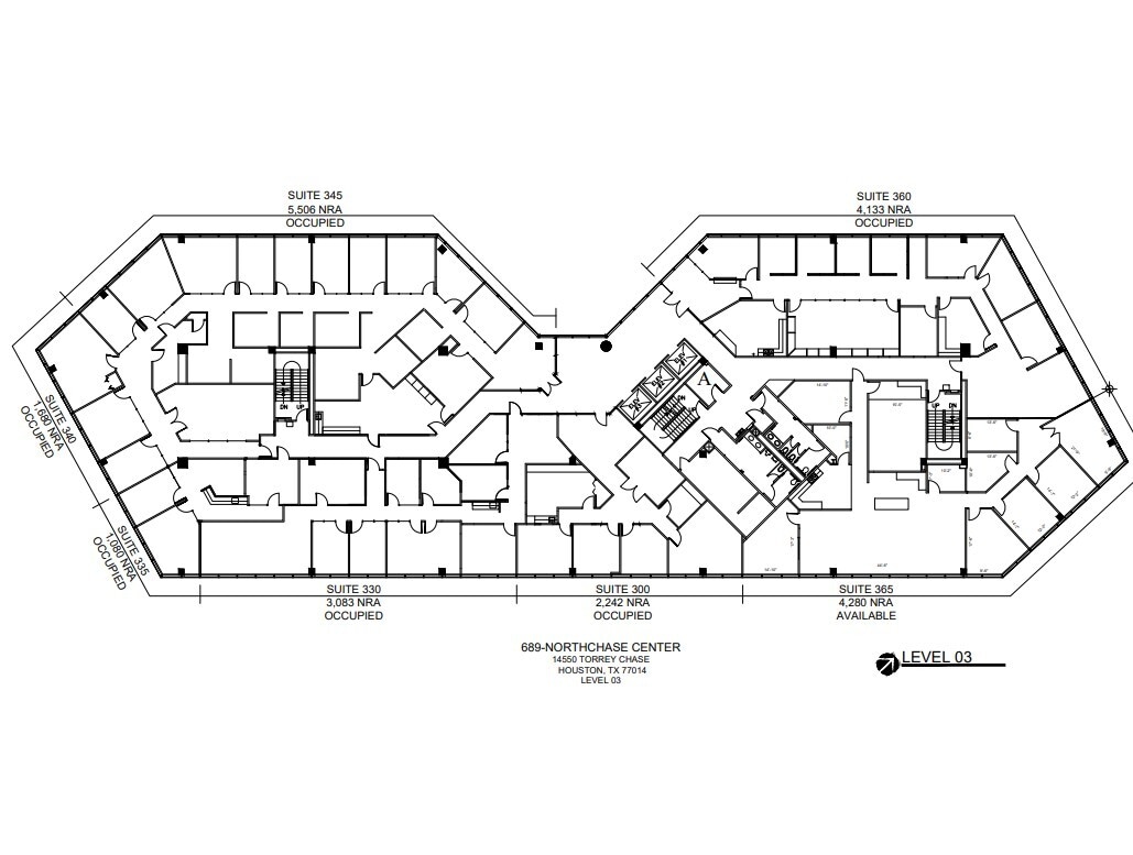 14550 Torrey Chase Blvd, Houston, TX for lease Floor Plan- Image 1 of 1