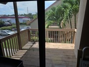 Outside deck