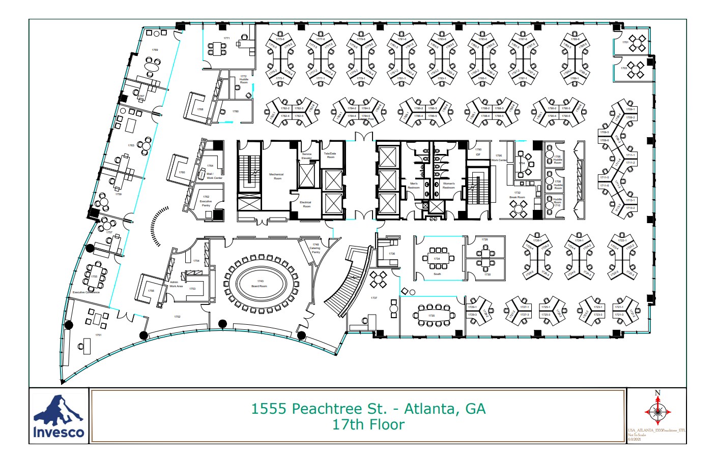 1555 Peachtree St, Atlanta, GA for lease Floor Plan- Image 1 of 1