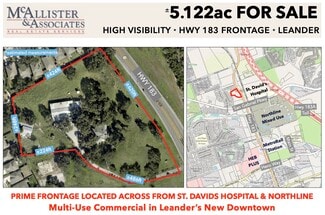 More details for 4180 Highway 183, Leander, TX - Land for Sale