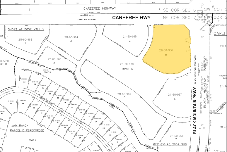 4725 E Carefree Hwy, Cave Creek, AZ for sale - Plat Map - Image 1 of 1