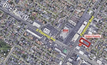 10010 Paramount Blvd, Downey, CA - AERIAL  map view