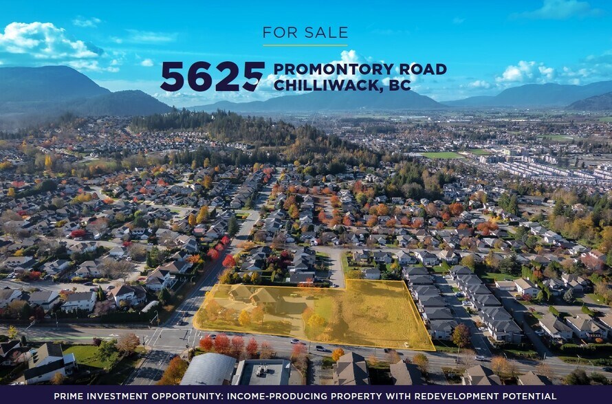 5625 Promontory Rd, Chilliwack, BC for sale - Aerial - Image 1 of 9