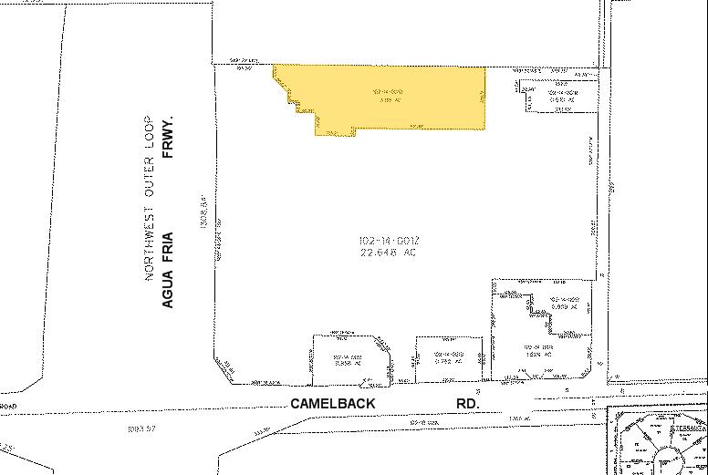 9524 W Camelback Rd, Glendale, AZ for sale - Plat Map - Image 1 of 1