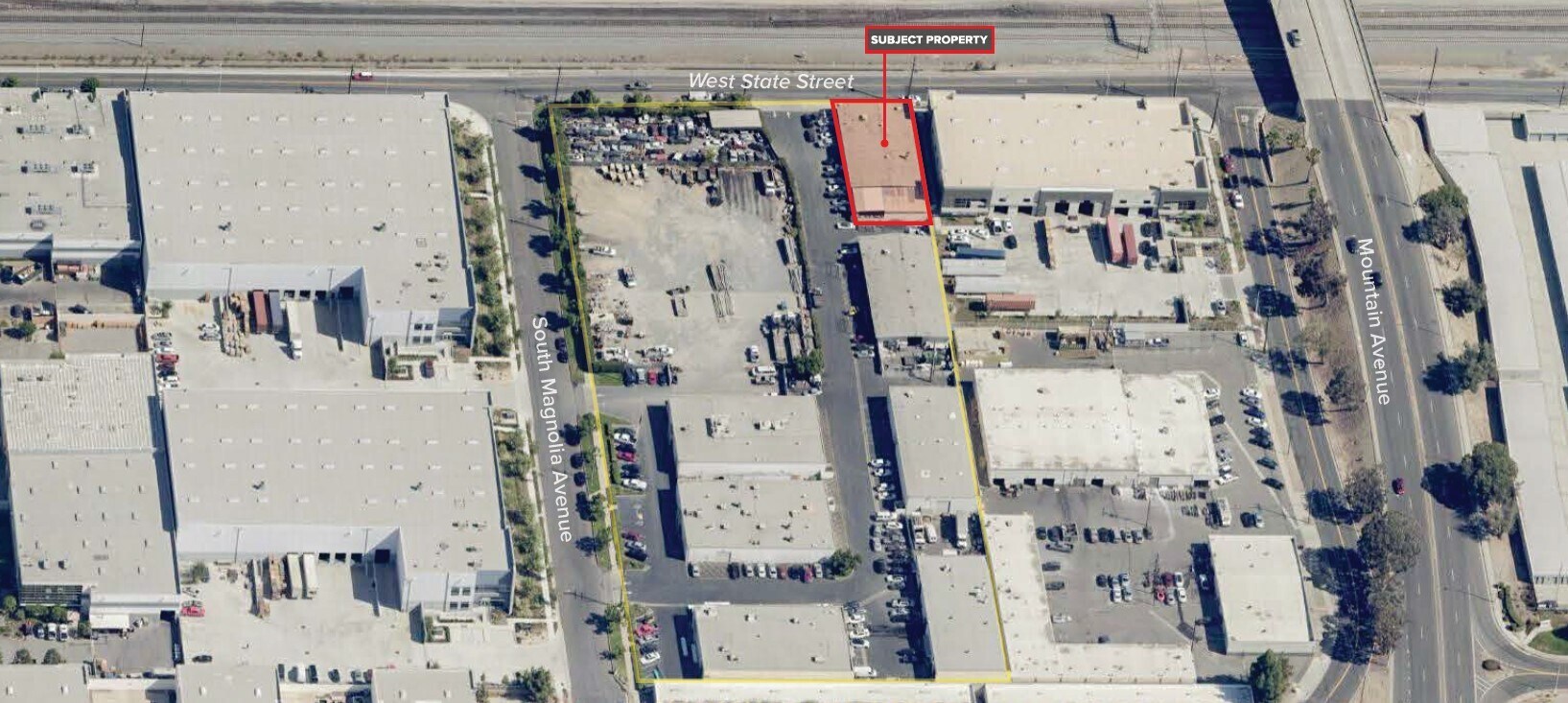 1125 W State St, Ontario, CA for lease Aerial- Image 1 of 3