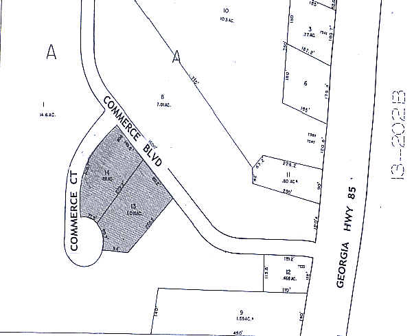 804 Commerce Blvd, Riverdale, GA for lease - Plat Map - Image 2 of 22