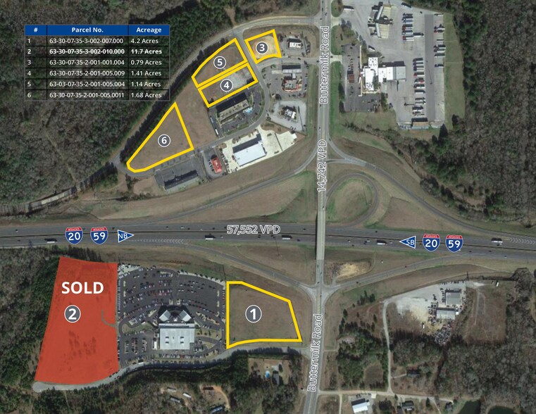 Interstate 20/59, Cottondale, AL 35453 Land for Sale